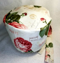 Load image into Gallery viewer, Vintage Paris Rose Scrub Cap