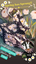 Load image into Gallery viewer, Navy Daisy Scrub Cap