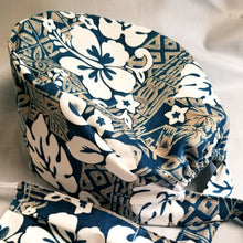 Load image into Gallery viewer, Tiki Teal Scrub Cap
