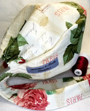 Load image into Gallery viewer, Vintage Paris Rose Scrub Cap
