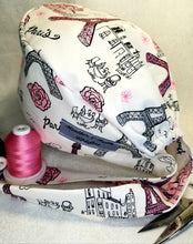 Load image into Gallery viewer, La Vie En Rose Scrub Cap
